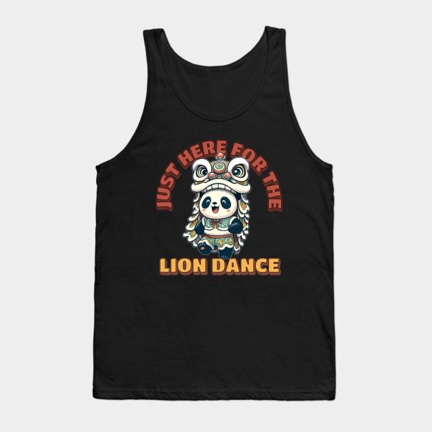 Panda Celebrates Year of the Dragon 2024 Tank Top by Half Sugar Boba